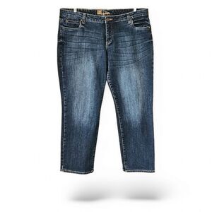 KUT FROM THE KLOTH Women's Plus Size Dark Stone Wash High Rise Jeans SIZE 18W